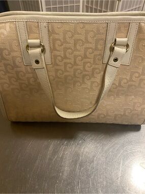 Vintage Pierre Cardin Monogram Top‑Handle Bag (1970s)